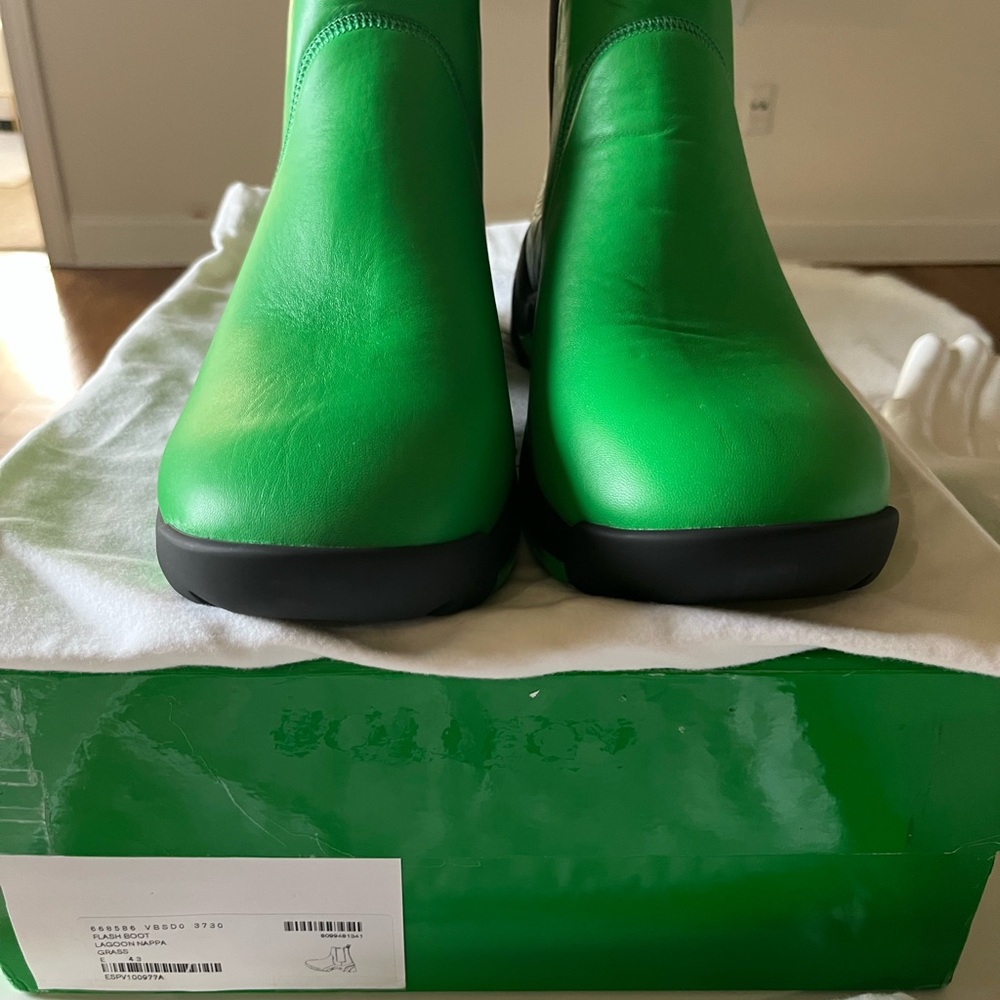 Bottega Veneta Green Men's Boots BNIB - Picture 3 of 12